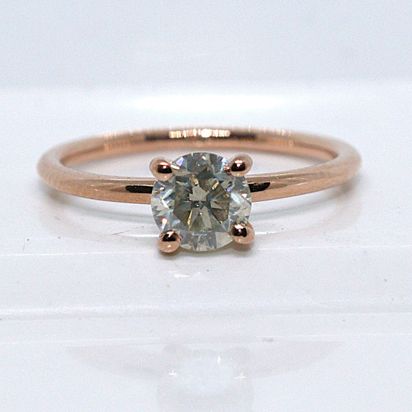 Natuurlijke diamanten ring - Maat: 17.7 mm