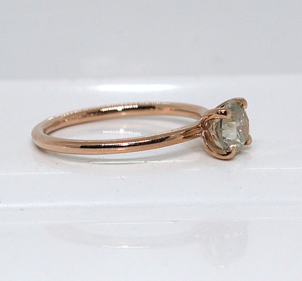 Natuurlijke diamanten ring - Maat: 17.7 mm