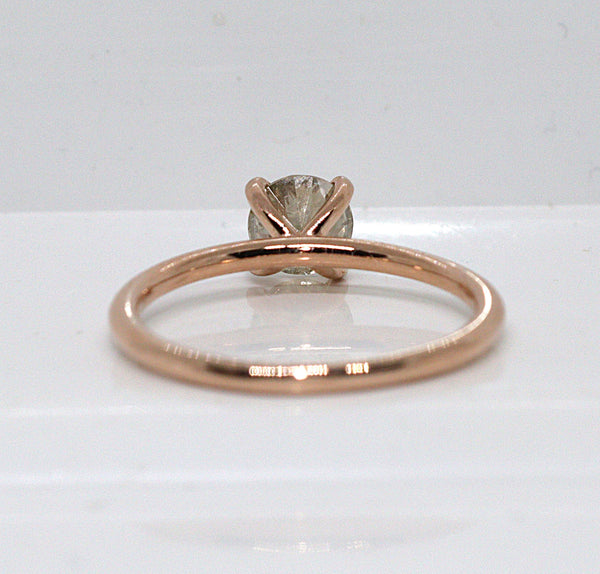 Natuurlijke diamanten ring - Maat: 17.7 mm