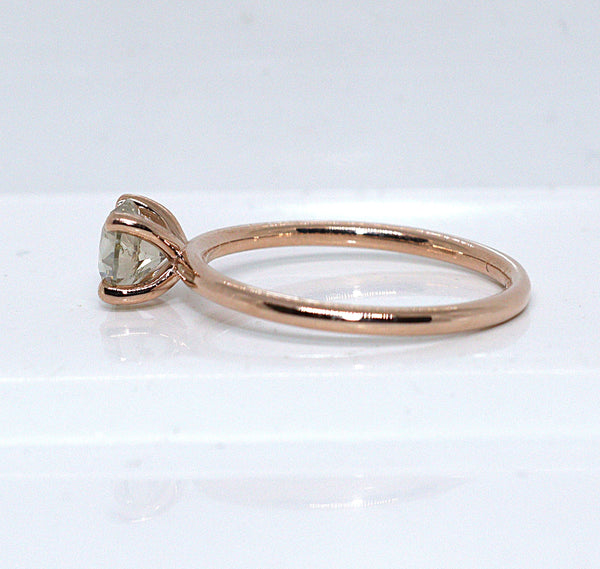 Natuurlijke diamanten ring - Maat: 17.7 mm