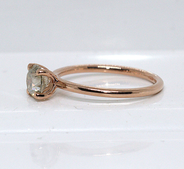 Natuurlijke diamanten ring - Maat: 17.7 mm