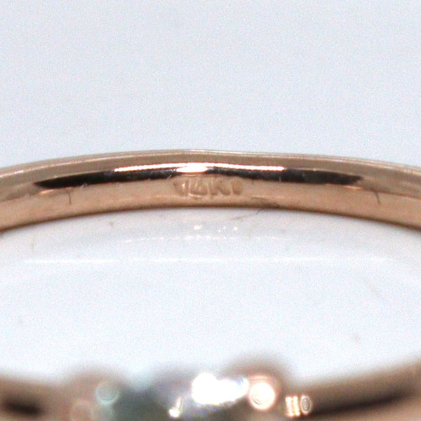 Natuurlijke diamanten ring - Maat: 17.7 mm