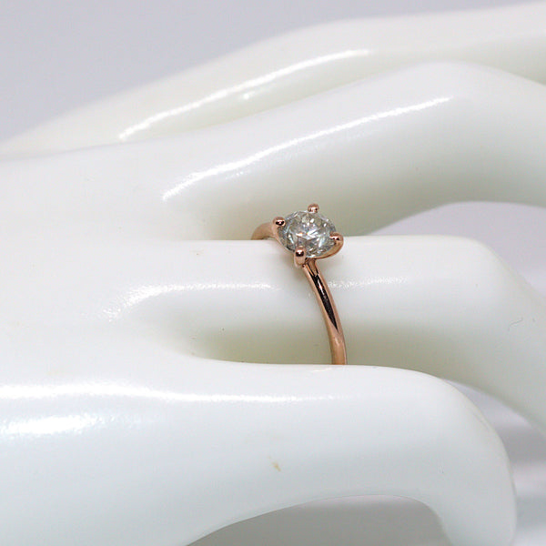 Natuurlijke diamanten ring - Maat: 17.7 mm