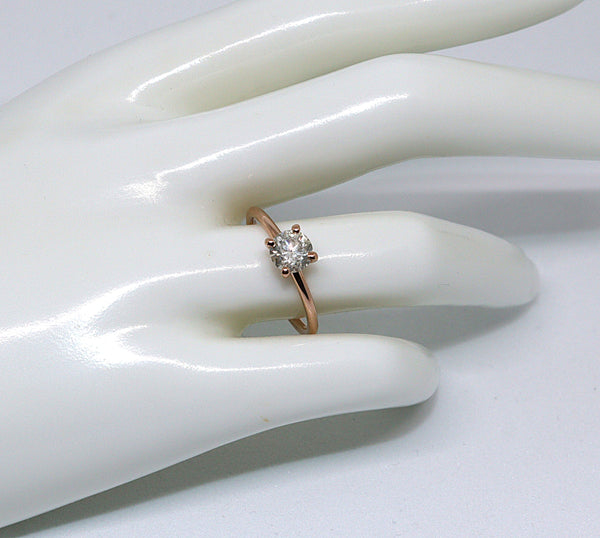 Natuurlijke diamanten ring - Maat: 17.7 mm