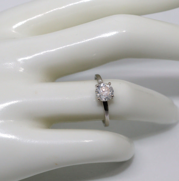 Natuurlijke diamanten ring - Maat: 16.7 mm