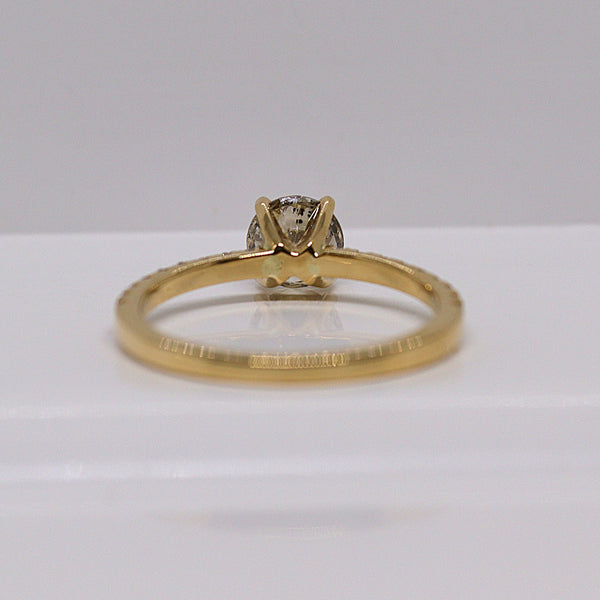Natuurlijke diamanten ring - Maat 17.3 mm