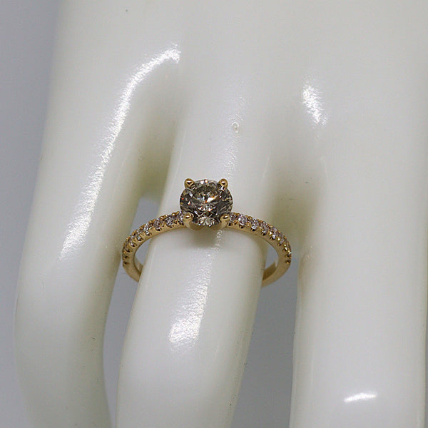 Natuurlijke diamanten ring - Maat 17.3 mm