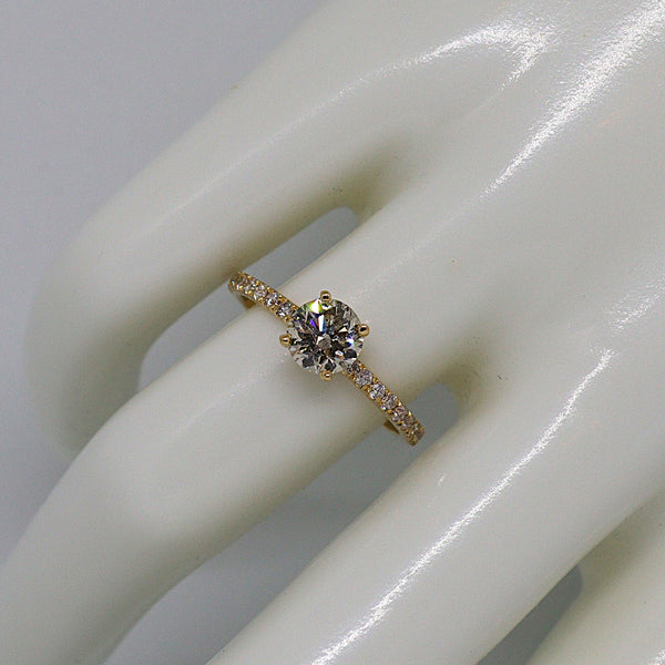 Natuurlijke diamanten ring - Maat 17.3 mm