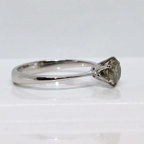Natuurlijke diamanten ring - Maat: 17 mm