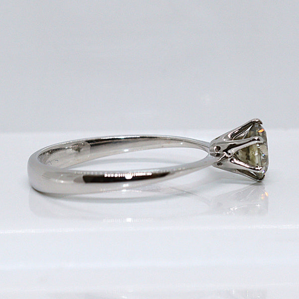 Natuurlijke diamanten ring - Maat: 17 mm