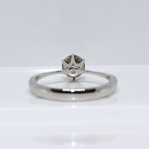 Natuurlijke diamanten ring - Maat: 17 mm