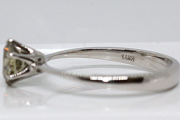 Natuurlijke diamanten ring - Maat: 17 mm