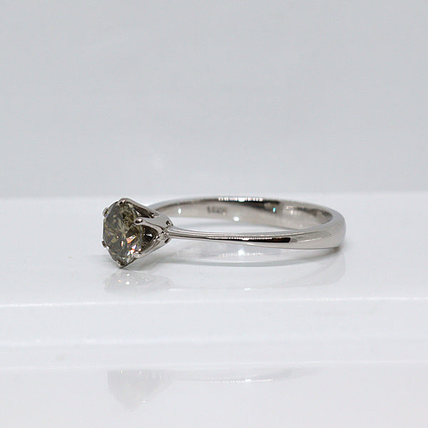 Natuurlijke diamanten ring - Maat: 17 mm