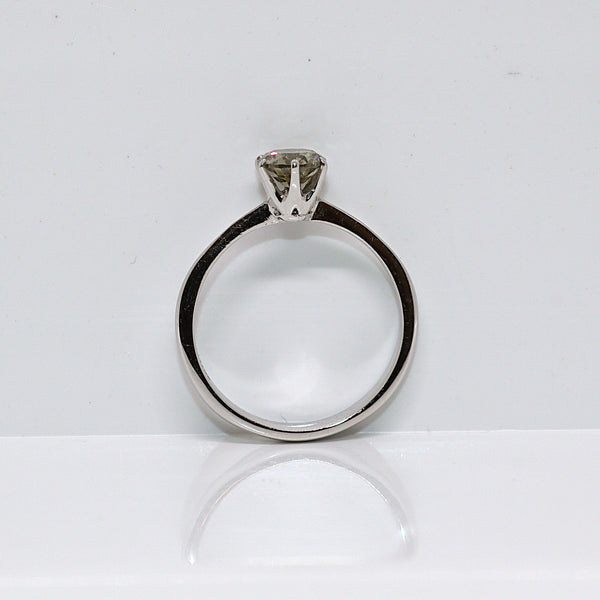Natuurlijke diamanten ring - Maat: 17 mm