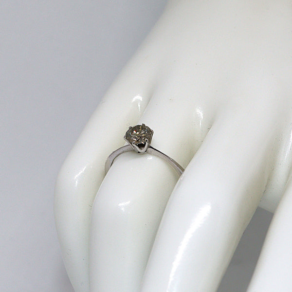Natuurlijke diamanten ring - Maat: 17 mm