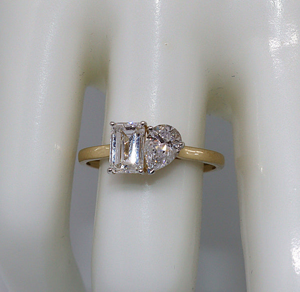Lab Grown - Diamanten ring - 17.5 mm