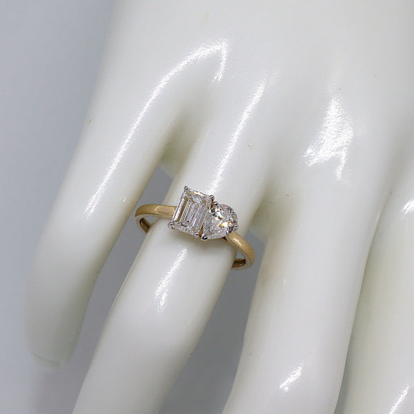 Lab Grown - Diamanten ring - 17.5 mm