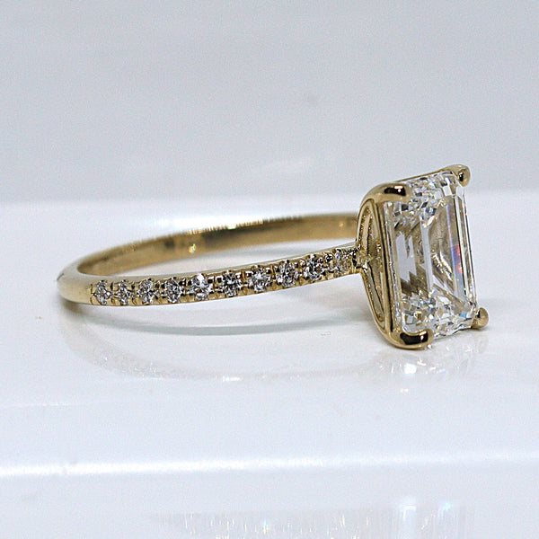 Lab Grown - Diamanten ring - Maat: 17.3 mm
