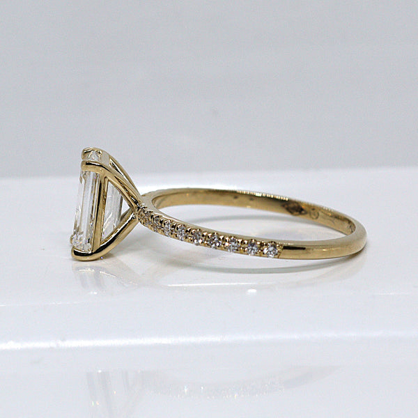 Lab Grown - Diamanten ring - Maat: 17.3 mm