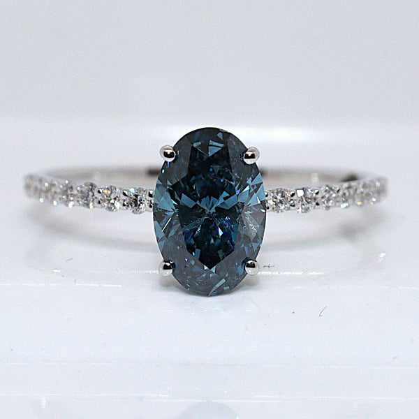 Lab Grown - Diamanten ring - 17.7 mm