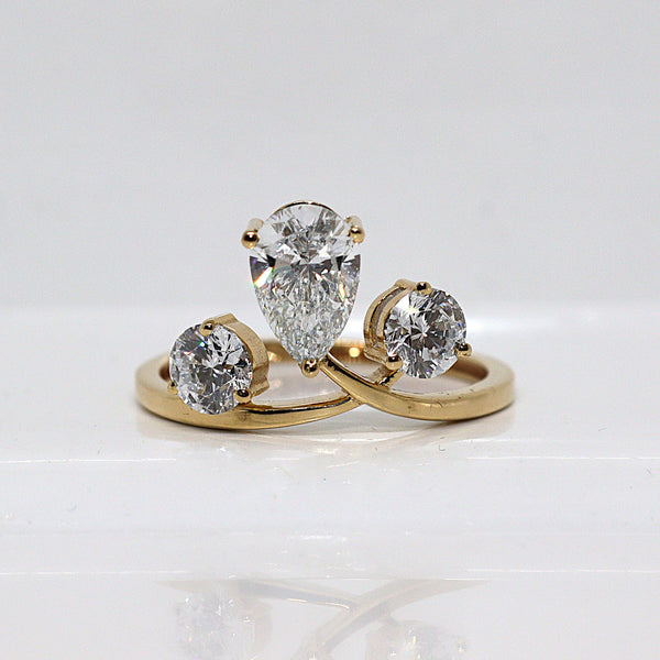 Lab Grown - Diamanten ring - 17.5 mm