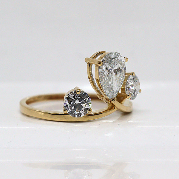Lab Grown - Diamanten ring - 17.5 mm