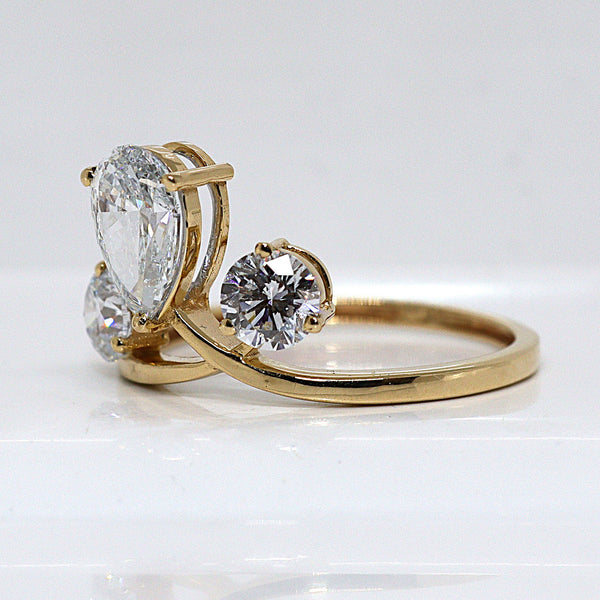 Lab Grown - Diamanten ring - 17.5 mm