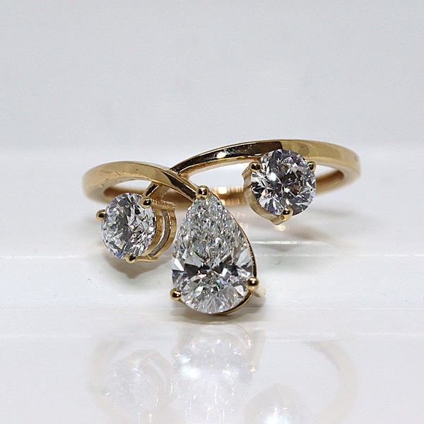 Lab Grown - Diamanten ring - 17.5 mm