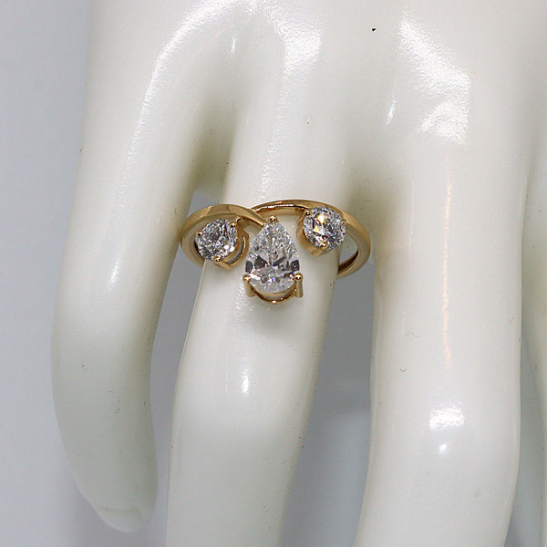 Lab Grown - Diamanten ring - 17.5 mm