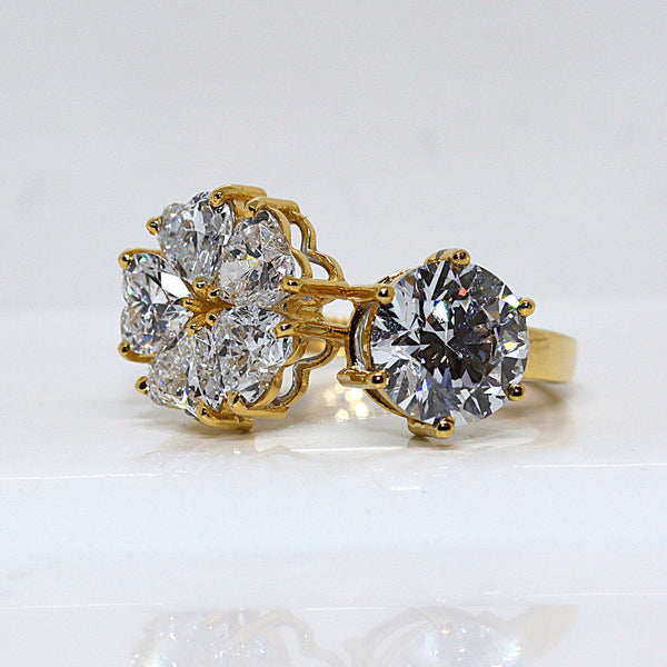 Lab Grown - Diamanten ring - 17.5 tot 19 mm,