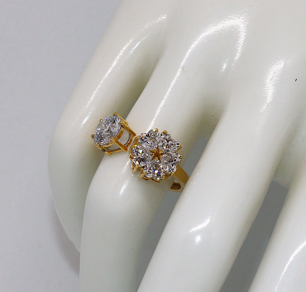 Lab Grown - Diamanten ring - 17.5 tot 19 mm,