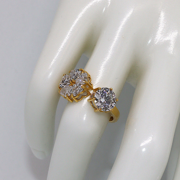 Lab Grown - Diamanten ring - 17.5 tot 19 mm,