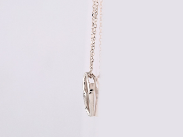 Natuurlijke wit gouden diamanten ketting